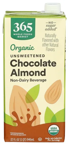 Miniatura 16 de 365 de Whole Foods Market - Leche de almendra orgánica sin endulzar de vainilla, envase de 32 onzas líquidas