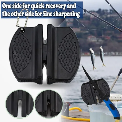 Miniatura 5 de Cuchillo de filete de pescado, juego de cuchillos profesionales de filete de pesca de 7 pulgadas, hoja de acero inoxidable con revestimiento Azul