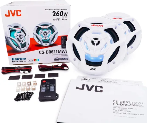 Miniatura 7 de JVC CS-DR620MBL - Altavoces estéreo de 2 vías para automóviles y marinos de 6.5 pulgadas, para deportes de motor, audio para automóvil estéreo de 2