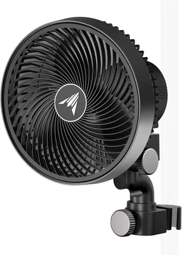 AC Infinity CLOUDRAY S6, ventilador de clip para tienda de cultivo de 6 pulgadas con motor EC de larga duración rediseñado, 10 velocidades de viento