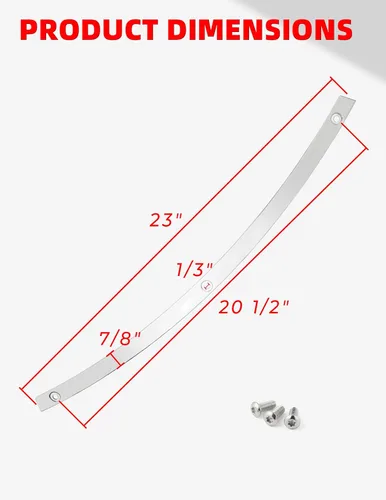 Miniatura 7 de Amazicha Moldura de parabrisas pulida cromada compatible con Harley Davidson Touring Street Glide Electra Glide Ultra Limited Tri Glide 1996-2013
