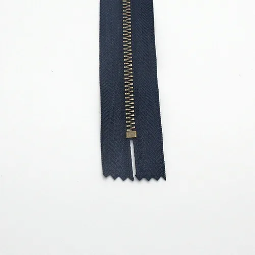 Miniatura 6 de Leekayer Cremallera de latón de 8 pulgadas, cremallera 3# para jeans, cremallera de extremo cerrado para botas, bolsos, mochila, cremallera de Cinta