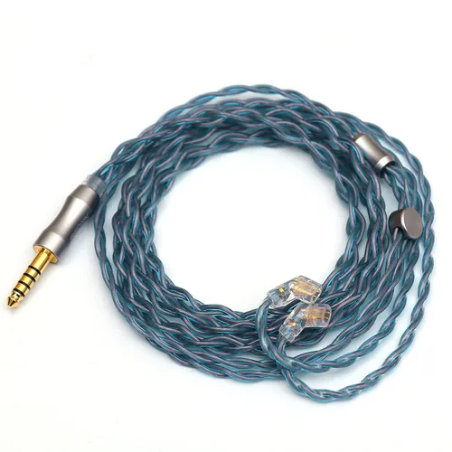 Miniatura 4 de LINSOUL Tripowin Altea 6N OCC Litz - Cable para auriculares de 4 núcleos HiFi, de alta pureza 26 AWG, cables de cobre monocristalino de alta pureza
