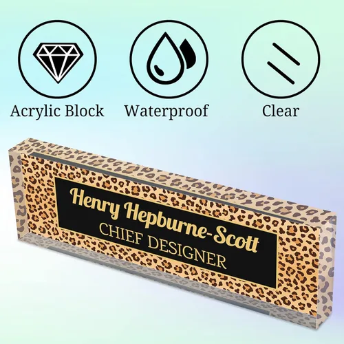Miniatura 3 de Placa de nombre personalizada para escritorio de profesor para aula, placa de identificación personalizada para escritorios, placa de escritorio