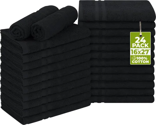 Miniatura 18 de Utopia Towels Toalla de mano de algodón a prueba de blanqueador, 16 x 27 pulgadas, 100% algodón apta para blanqueador, para gimnasio, paquete de 12