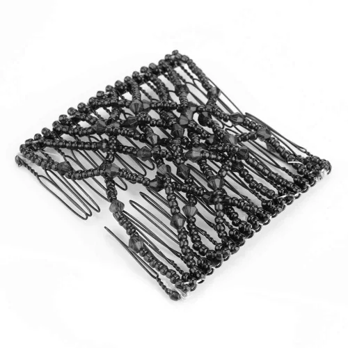 Miniatura 3 de Peines mágicos, peine elástico retro para mujeres con peine para el cabello, herramientas para el cabello, peine mágico para el cabello (C)