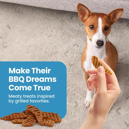 Miniatura 6 de Blue Buffalo Nudges Grillers - Golosinas naturales para perros, fabricadas en los Estados Unidos con pollo real, bolsa de 16 onzas