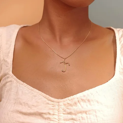 Miniatura 9 de Fettero - Collar con dije de cruz de fe, chapado en oro de 14 K, cadena fina, minimalista, simple, pequeña, para oración, regalo de joyería religiosa