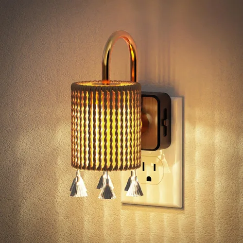 Miniatura 24 de JandCase Luz de Noche LED, Luces Nocturnas Regulables Enchufables en la Pared, Luz Nocturna Moderna con Sensor de Luz Automático de Encender/Apagar