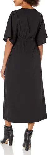 Miniatura 2 de Motherhood Maternity Vestido de maternidad con manga kimono y lazo para mujer