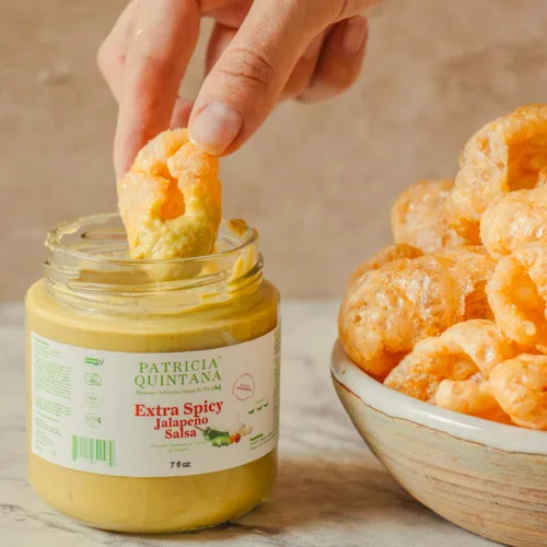 Miniatura 4 de Patricia Quintana Auténtico paquete de muestras de salsa mexicana – Disfruta de tomate asado y salsa jalapeño, salsa jalapeño extra picante, salsa