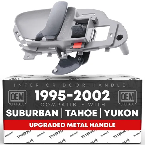 Miniatura 7 de Manija de puerta interior delantera para conductor y pasajero, metal mejorado - Compatible con Chevrolet C1500 1988-1999, 88-99 K1500; 88-99 GMC