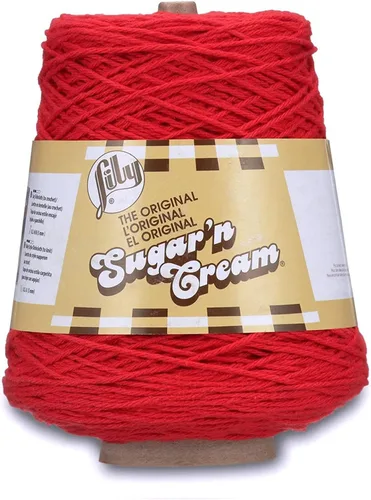 Miniatura 19 de Lily Sugar N Cream - Ovillos de hilo negro - 1 paquete de 14oz/400g - Algodón - #4 Mediano - 640 metros - Para tejer/croché