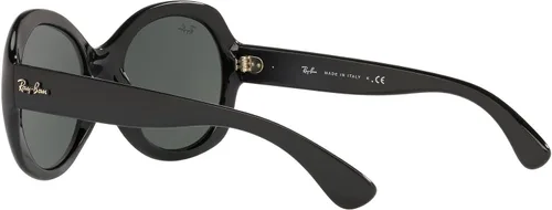 Miniatura 4 de Ray-Ban Gafas de sol para mujer, montura negra, lentes clásicas G-15 verdes, 2.244 in
