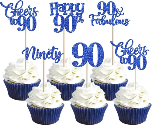 Miniatura 82 de 30 piezas de adornos para cupcakes de 12 cumpleaños feliz, brillantes doce, hola 12, felicitaciones a 12 años, adornos para cupcakes, 12