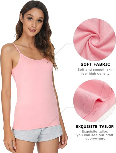 Miniatura 2 de Vislivin - Camiseta sin mangas para mujer con tirantes ajustables