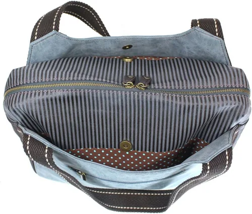 Miniatura 6 de CHALA Bolso Bowling Zip Tote Garden Creature Colecciones Indigo (Bluebird), Azul Pájaro