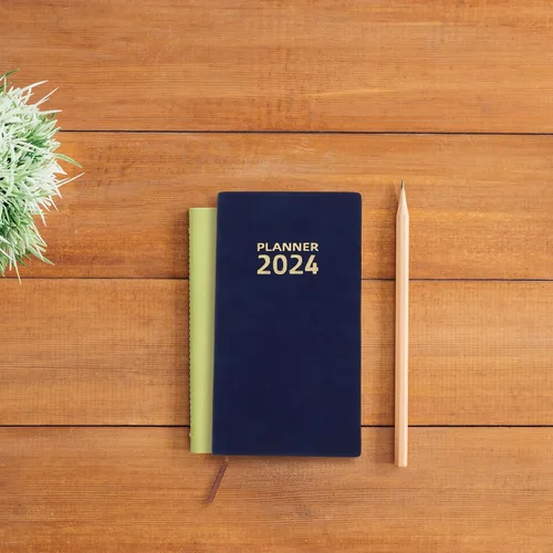 Miniatura 6 de Agenda 2024, agenda diaria, agenda diaria, bloc de notas, cuaderno con divisores, agenda anual, libreta portátil, línea divisoria, papel delicado