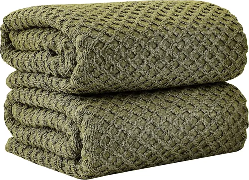 Miniatura 8 de Great Bay Home - Toallas de mano 100% algodón blanco, 6 toallas de baño suaves para manos, altamente absorbentes y de secado rápido, colección