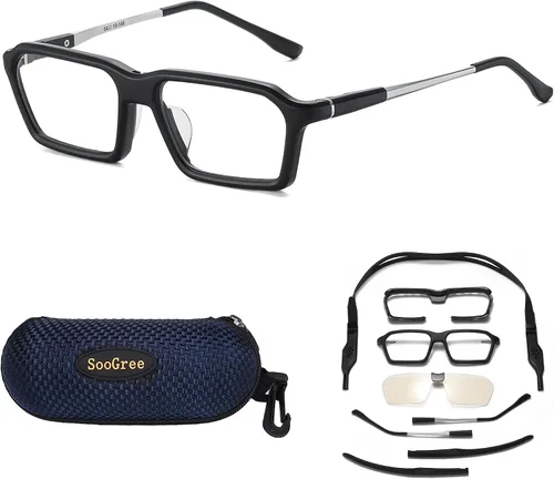 Miniatura 9 de SooGree Anteojos deportivos para hombres y mujeres, para baloncesto, fútbol, deportes, antiniebla, choque, colisión, gafas de uso