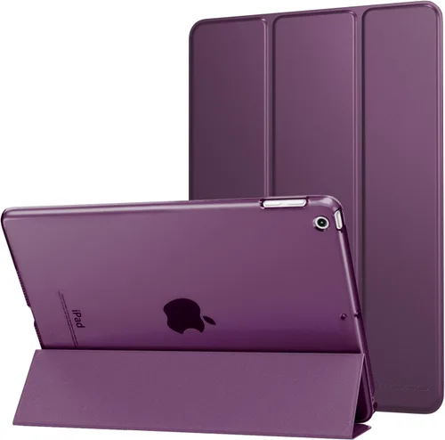 Miniatura 18 de MoKo Funda para iPad 9.7 2018/2017 de 5ª / 6ª Generación - Funda delgada y ligera con soporte para Smartphone con parte trasera translúcida