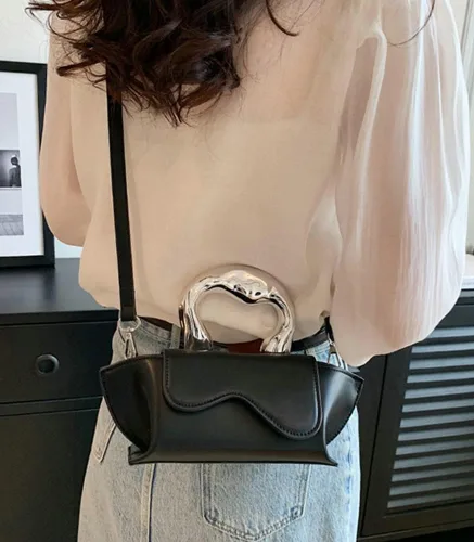 Miniatura 4 de Bolso pequeño de color plateado, bolsos cruzados, bolsos de noche Y2K, bolso de mano para mujer, bolsos de hombro, bolsa de mano para mujer 2024