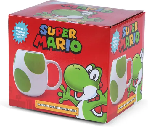 Miniatura 3 de Super Mario 3D-Yoshi - Taza de cerámica con diseño de huevo Blanco