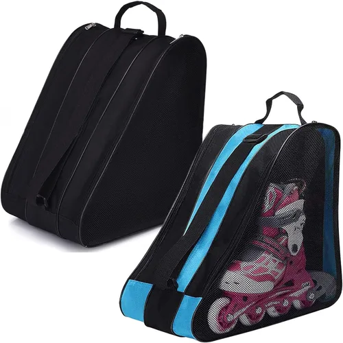Peyorom Bolsas de patinaje, ideales para patines de patinaje, patines de hielo, patines cuádruples, patines en línea, patines de patinaje, patines