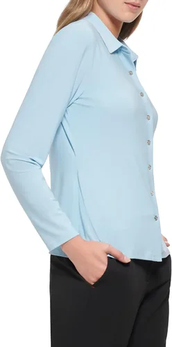 Miniatura 3 de Tommy Hilfiger Blusa de punto de manga larga con cuello y botones en la parte delantera