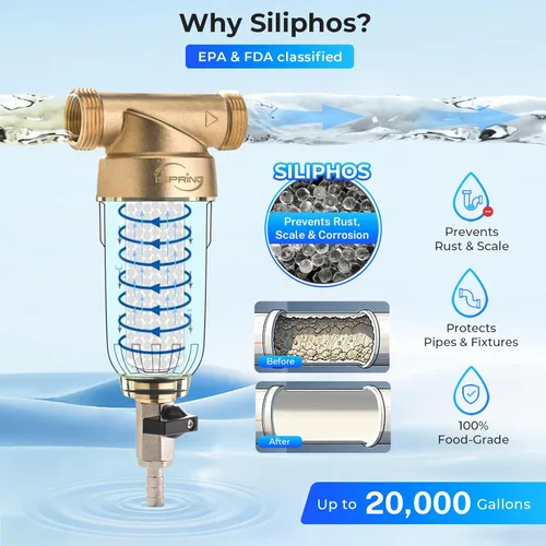 Miniatura 2 de Filtro de agua reutilizable de centrifugado de sedimentos
