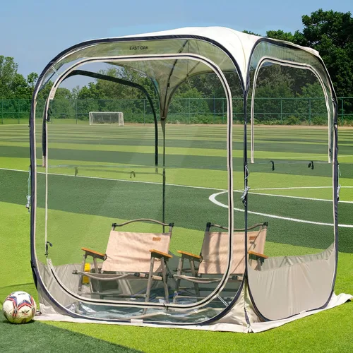 East Oak Weather Sports Tent for Fishing, Sports Event | Pop Up Bubble Tent Instant Sun & Rain Shelter | No Condensation, Spacious Interior, Ultra