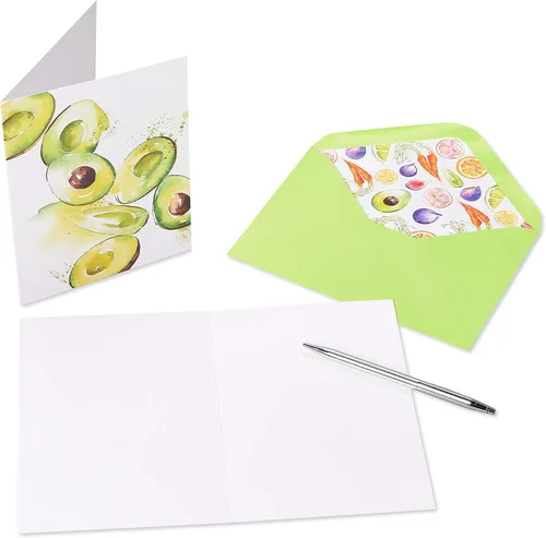 Miniatura 3 de Papyrus Tarjetas de agradecimiento con sobres, frutas y verduras (20 unidades)