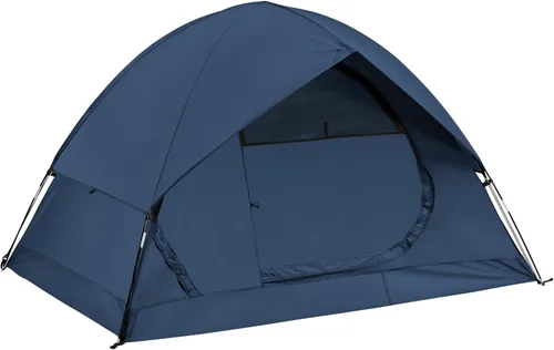 Miniatura 10 de Amplia tienda de campaña impermeable para 2/4 personas para 4 estaciones con gran sobretecho – Versátil tienda de campaña al aire libre