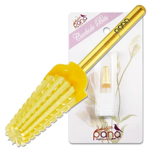 Miniatura 12 de PANA Broca de carburo de uñas 5 en 1 con vástago de 3/32 pulgadas - (grueso triple - grano extra fino, púrpura) - rotación bidireccional para uso