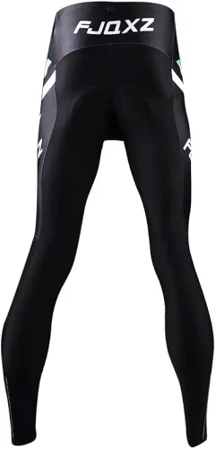 Miniatura 5 de fjqxz Hombres Ciclismo Jersey Traje y 3D Acolchado Pantalones Transpirable Secado Rápido Manga Larga Conjunto Conjunto F011C