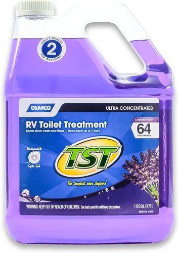 Miniatura 14 de Camco TST MAX - Tratamiento de inodoro RV – Sin formaldehído – Descompone residuos y tejidos – Seguro para tanque séptico – Trata tanques