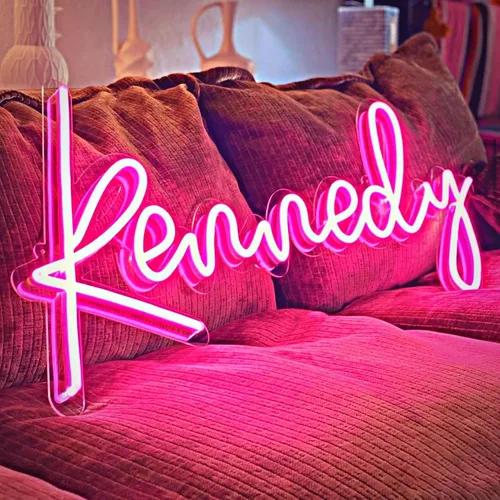 Letreros de neón personalizados para decoración de pared, letrero con luz LED personalizado para habitación, boda, cumpleaños, fiesta, Navidad, bar,