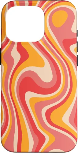 Miniatura 19 de iPhone 11 Pro Max Retro Groovy Liquid Swirl Hippie 70's 80's Psychedelic Phone Case