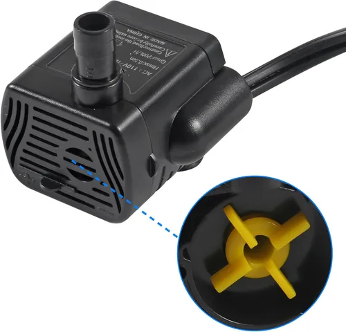 Miniatura 4 de 2 unids 3W Mini bomba de agua sumergible 50GPH pequeña fuente bomba para acuario tanque de peces fuente hidropónica característica de agua, fuentes