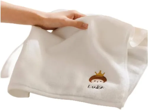 Miniatura 6 de Toallas de mano personalizadas para niñas y niños de 19.6 x 9.8 pulgadas, toalla con nombre personalizado con bordado para baño, gimnasio y spa