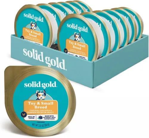 Miniatura 12 de Solid Gold Comida Húmeda para Perros para Perros Pequeños - Comida Sin Granos para Perros Pequeños Receta Húmeda con Pollo, Cordero y Superalimentos