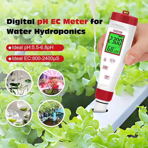 Miniatura 3 de Probador de pH, medidor de pH digital para agua, nueva versión de medidor TDS para agua potable con pantalla retroiluminada que muestra