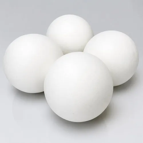 Miniatura 2 de Pelota polo duradera de 3 pulgadas de diámetro y 4.23 onzas para polo profesional y recreativo, resistente a los impactos, acabado liso (plástico)