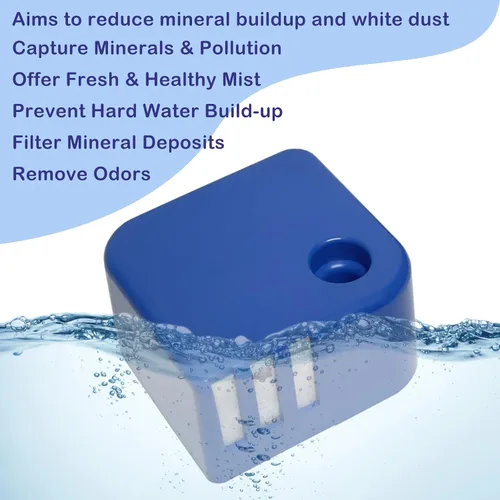 Miniatura 2 de Ontheone Paquete de 3 cartuchos de desmineralización PDC51V1 compatibles con los modelos de humidificador ultrasónico Vick V4600, V5100, VUL575