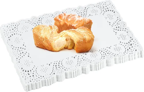 Miniatura 12 de Svalor Tapetes de papel de encaje de varios tamaños, tapetes de 4.5 pulgadas, 6.5 pulgadas y 8.5 pulgadas para alimentos, 99 piezas de tapetes