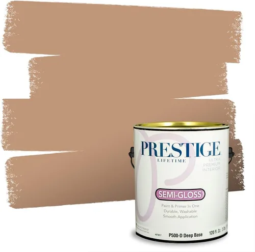 Miniatura 130 de PRESTIGE Pintura exterior e imprimación en uno, bronceado Aberdeen, plano, 1 galón