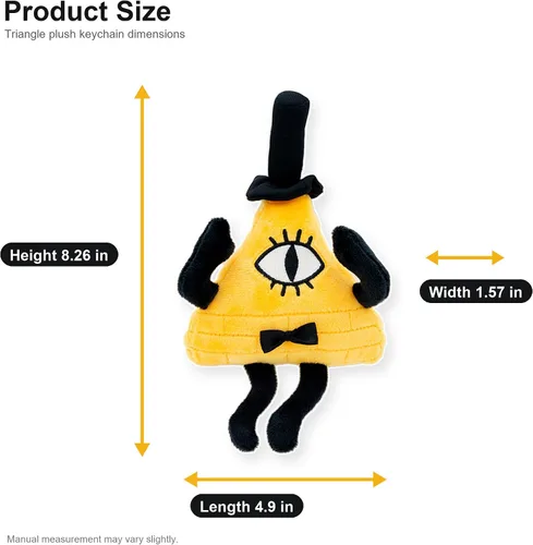 Miniatura 3 de EIKOU Gravity Falls Bill Cipher - Muñecos de peluche para niños