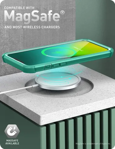 Miniatura 6 de i-Blason Ares - Funda para iPhone 12, iPhone 12 Pro de 6.1 pulgadas (versión 2020), funda transparente resistente de doble capa con protector