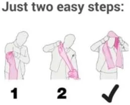 Miniatura 3 de RainScarf la única bufanda a la moda que se transforma en impermeable, talla única , Gris