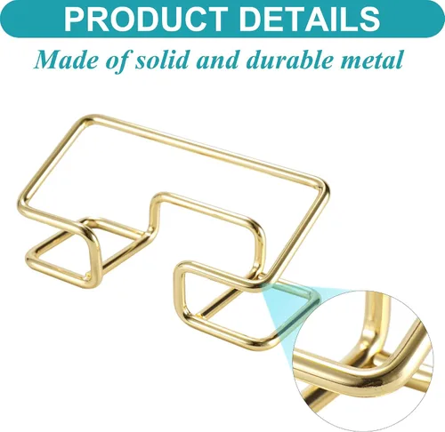 Miniatura 5 de Tarjetero para escritorio, pantalla de metal para tarjetas de presentación, pantalla moderna para tarjetas de presentación de negocios, soporte